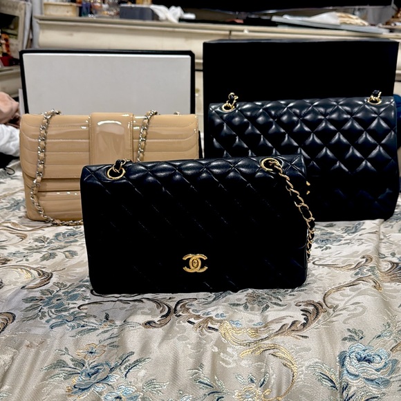 Chanel single flap nude/beige classic bag - Picture 15 of 15